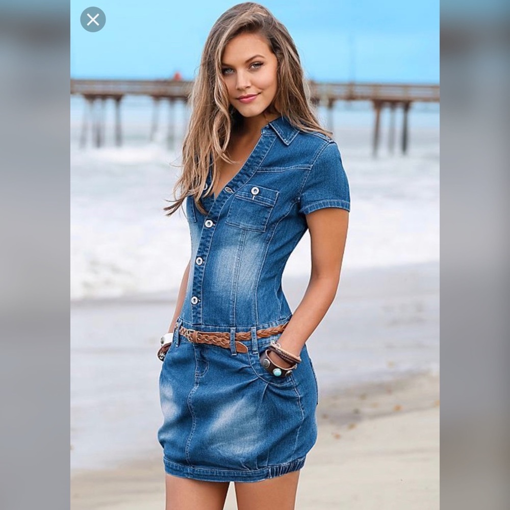 Denim dress